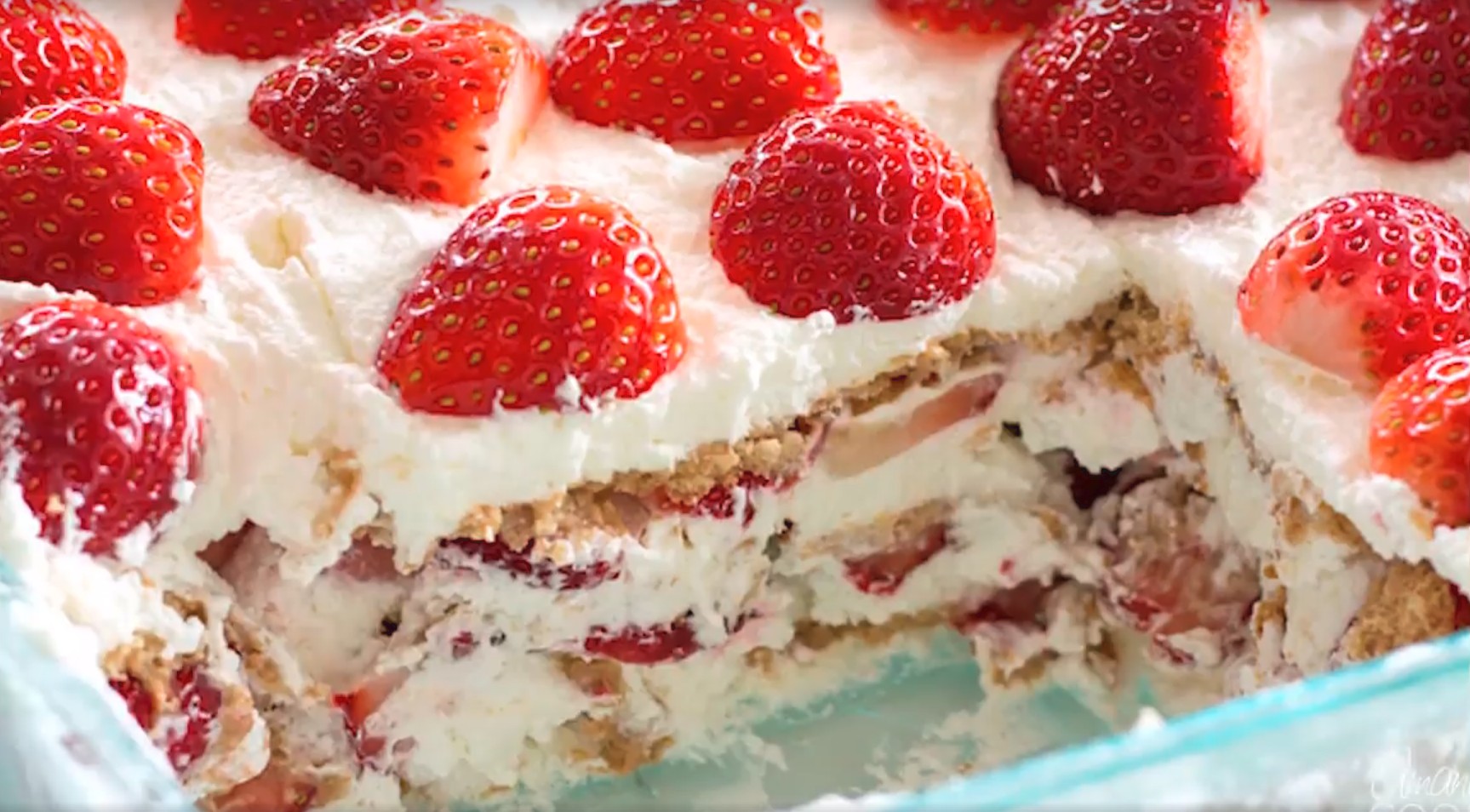 Gateau Aux Fraises Sans Cuisson Simplement Trop Bon Une Pomme Par Jour